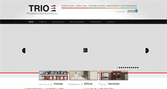 Desktop Screenshot of construccionestrio.com