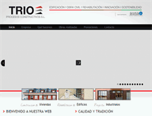 Tablet Screenshot of construccionestrio.com